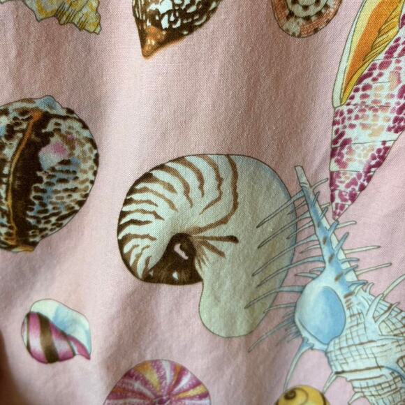 BedHead Pink Seashell Print Pajama Pants Small – Coastal Cottagecore Loungewear - Picture 5 of 7